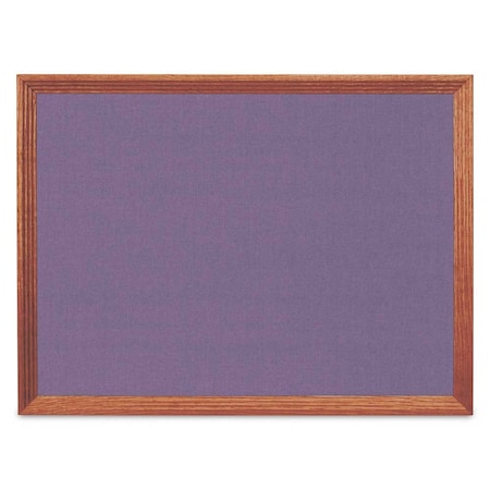 United Visual Products Decor Wood Combo Board, 36"x24", Walnut/Black Porcelain & Cloud UV702DEFAB-WALNUT-BLKPORC-CLOUD